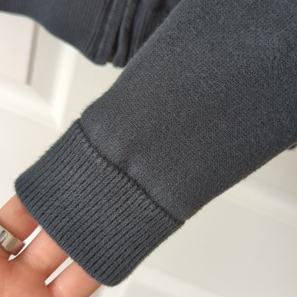 Lacoste Sport Lightweight Knit Full Zip Mock Neck Lined Golf Jacket Black 36 S - Picture 9 of 11